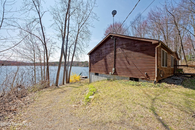200 Summit Lake Rd, Argyle, NY 12809 - exterior space with a water view