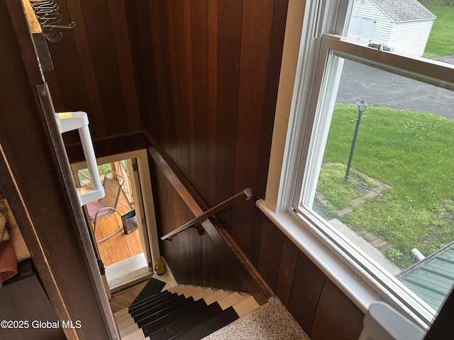 stairs with healthy amount of natural light