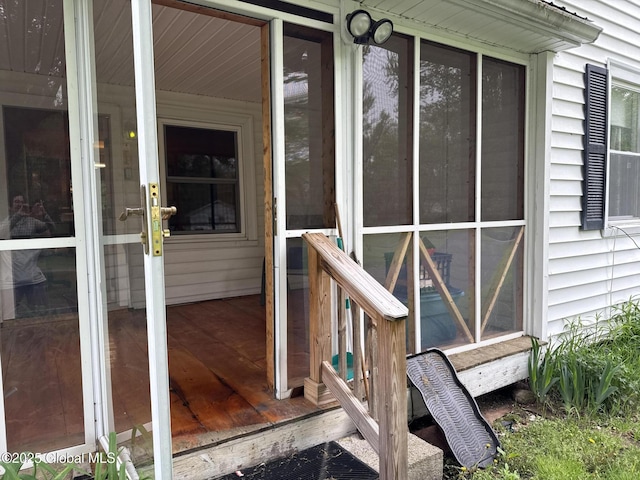 view of entrance to property