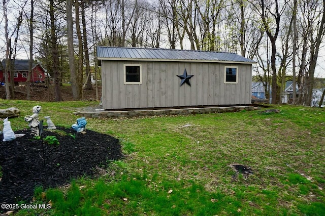 view of outbuilding with an outbuilding