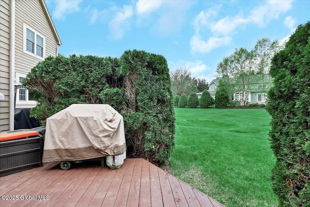 101 Kaydeross Park Rd, Saratoga Springs, Outside, NY 12866 - wooden deck featuring a yard and a grill