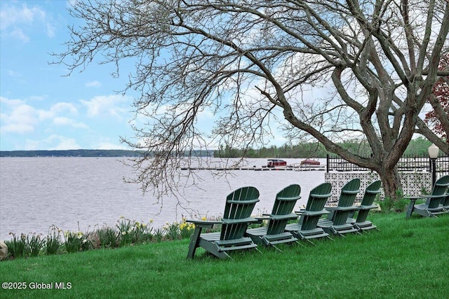 101 Kaydeross Park Rd, Saratoga Springs, Outside, NY 12866 - view of green lawn with a water view