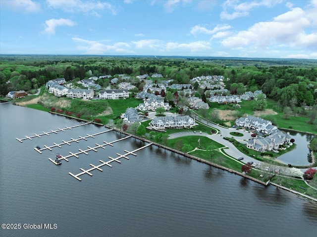 101 Kaydeross Park Rd, Saratoga Springs, Outside, NY 12866 - aerial overview of property's location with a forest and a nearby body of water