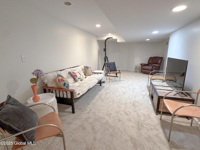 101 Kaydeross Park Rd, Saratoga Springs, Outside, NY 12866 - carpeted living room featuring recessed lighting