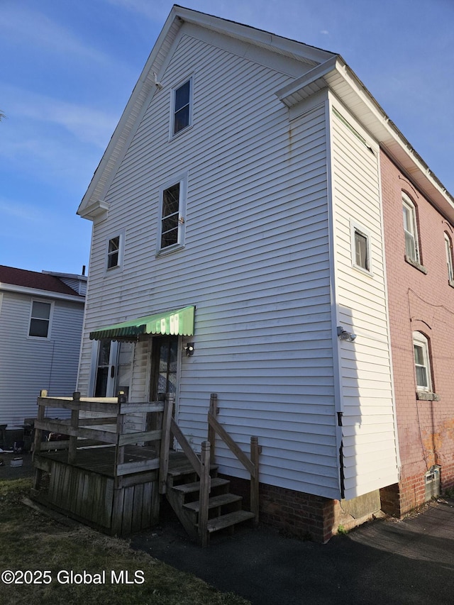 view of rear view of house