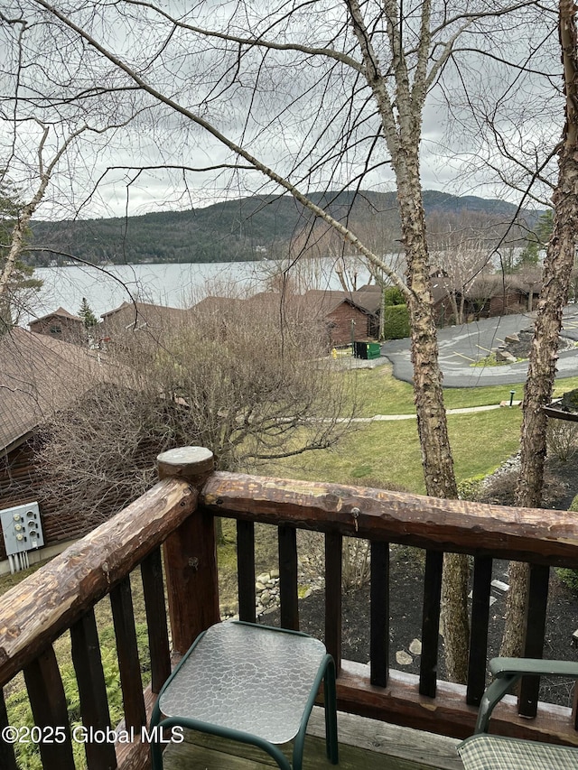 3210 Lake Shore Dr Unit 24Interval 2, Lake George, NY 12845 - balcony featuring a water view