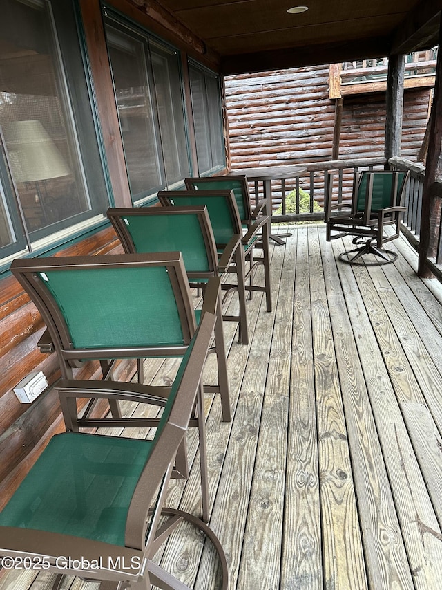 3210 Lake Shore Dr Unit 24Interval 2, Lake George, NY 12845 - view of wooden terrace