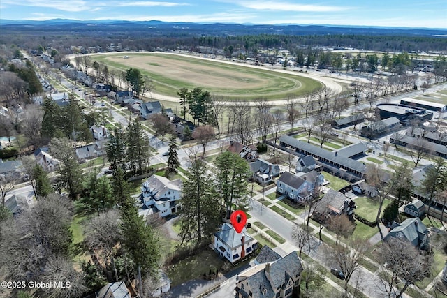 39 5th Ave, Saratoga Springs, NY 12866 - view of property location featuring a golf club, nearby suburban area, and a mountainous background