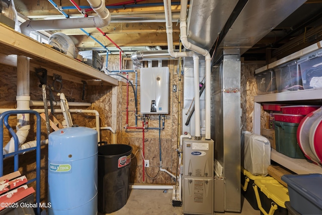 419 Brownell Rd, Malta, NY 12020 - utility room featuring water heater