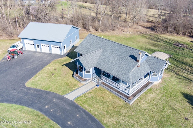 419 Brownell Rd, Malta, NY 12020 - drone / aerial view