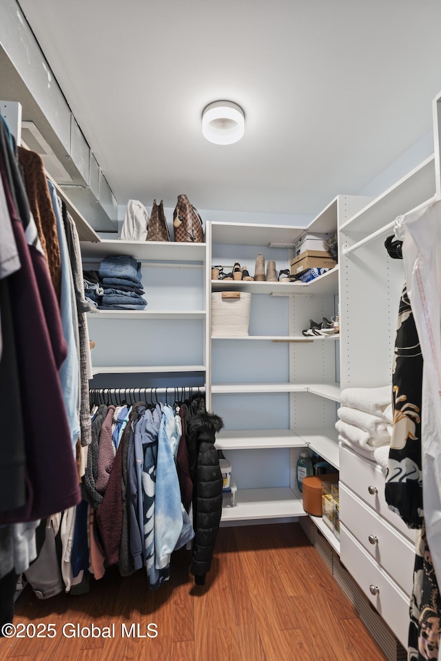 419 Brownell Rd, Malta, NY 12020 - spacious closet featuring wood finished floors