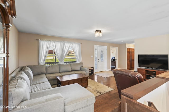 419 Brownell Rd, Malta, NY 12020 - living room featuring wood finished floors