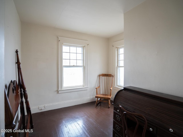 16 Oakwood Blvd, Hudson, NY 12534 - living area with dark wood-type flooring and baseboards