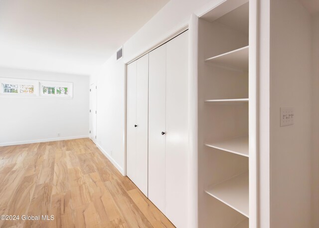 closet featuring visible vents