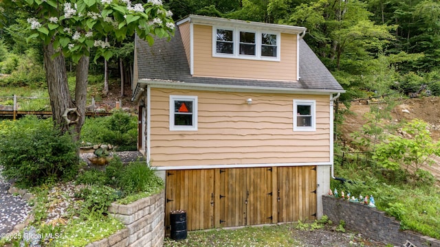 1141 N Shore Rd, Day, NY 12835 - view of property exterior with a shingled roof