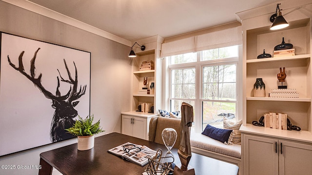 16 Bergen Pl, Niskayuna, NY 12309 - dining area featuring built in shelves