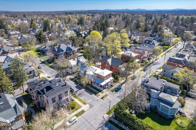 birds eye view of property featuring a residential view