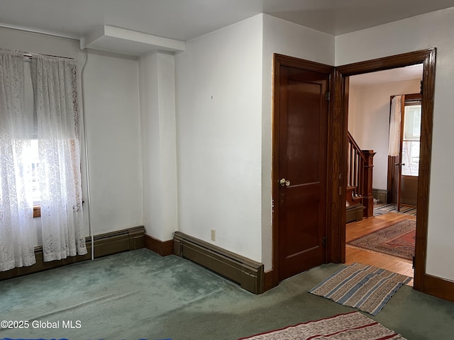 22 Williams St, Whitehall Village, NY 12887 - carpeted spare room featuring stairs