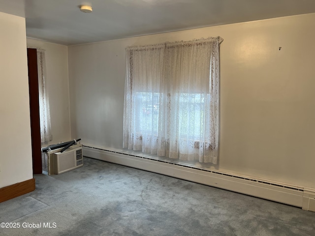 22 Williams St, Whitehall Village, NY 12887 - unfurnished room featuring carpet flooring and a baseboard heating unit