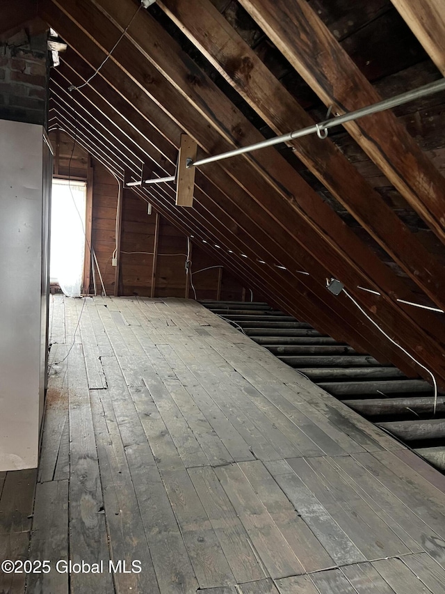 22 Williams St, Whitehall Village, NY 12887 - view of unfinished attic