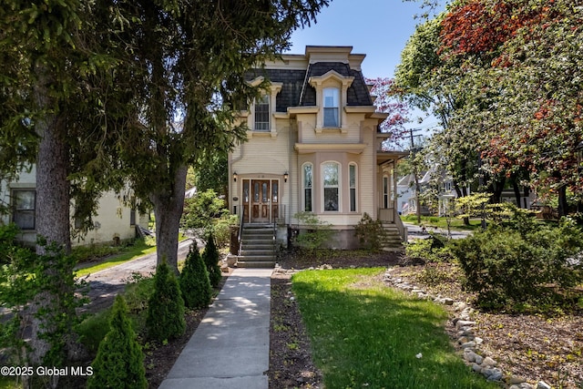 49 W High St, Ballston Spa, NY 12020 - victorian home with mansard roof