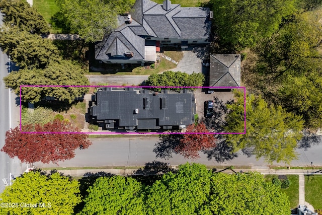 49 W High St, Ballston Spa, NY 12020 - aerial view of property and surrounding area