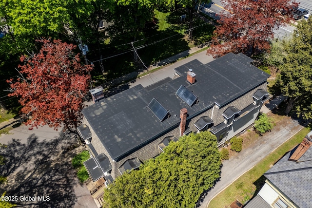 49 W High St, Ballston Spa, NY 12020 - aerial view of property and surrounding area