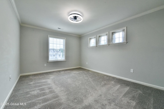 1003 Grayson Pl, Schenectady, NY 12302 - unfurnished room featuring crown molding and carpet flooring