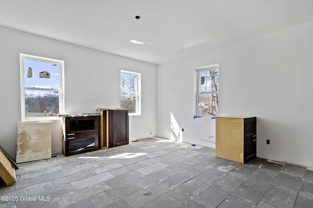 5 White Rd, Milton, NY 12020 - interior space featuring stone finish flooring and a healthy amount of sunlight