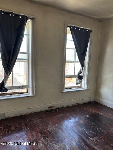 3 Osborne St, Albany, NY 12202 - empty room with hardwood / wood-style floors, baseboards, and a healthy amount of sunlight
