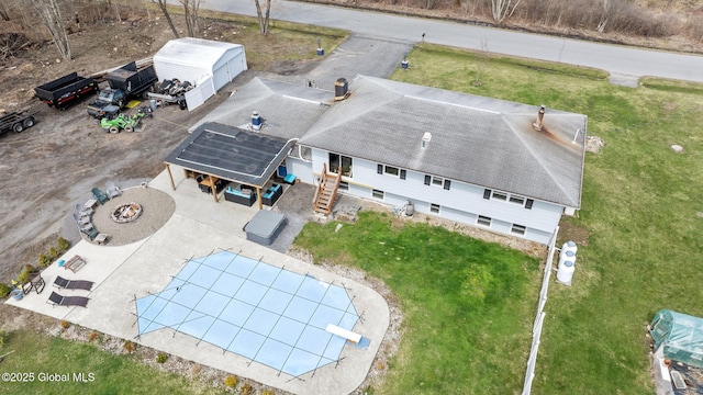 aerial view