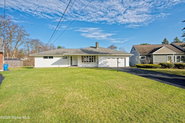 31 Tryon Ct, Albany, NY 12203 - single story home with an attached garage, a front lawn, driveway, and fence