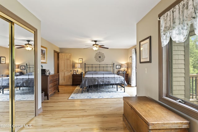 66 Schaeffer Rd, Berlin, NY 12138 - bedroom with light wood finished floors and a ceiling fan