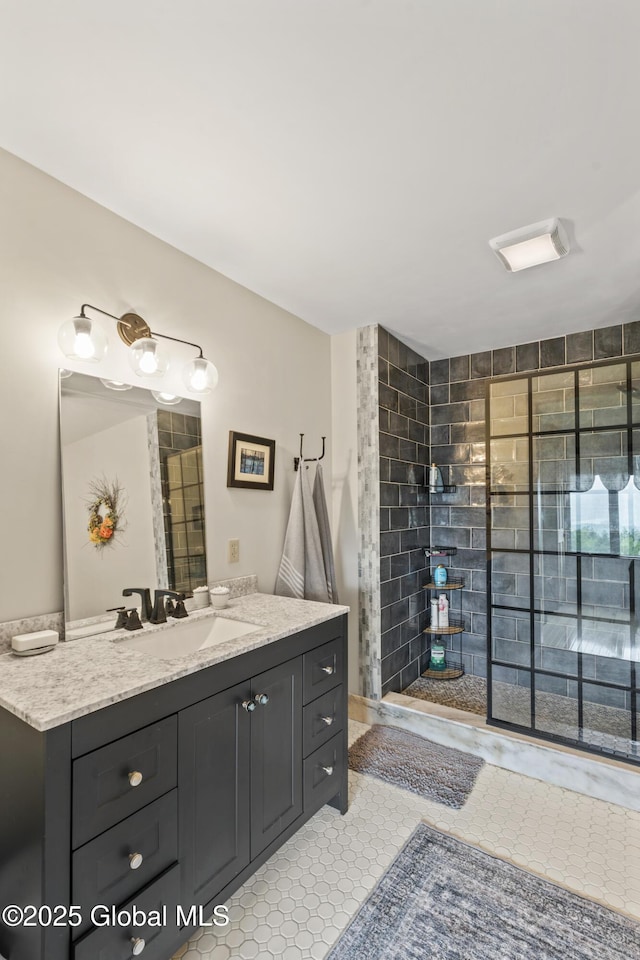 66 Schaeffer Rd, Berlin, NY 12138 - full bathroom with a tile shower and vanity