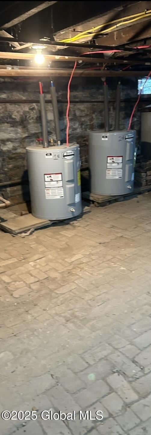 utilities featuring electric water heater