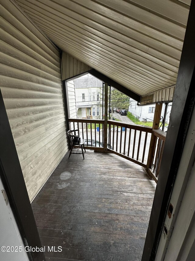 44 Storrie St, Amsterdam, NY 12010 - view of wooden terrace