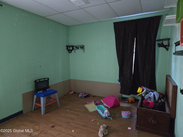 15 Kenyon Ct, Utica, NY 13501 - recreation room with a paneled ceiling