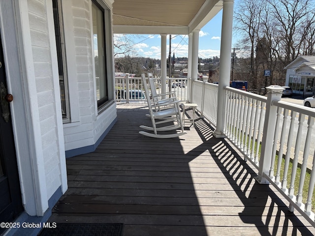 view of deck