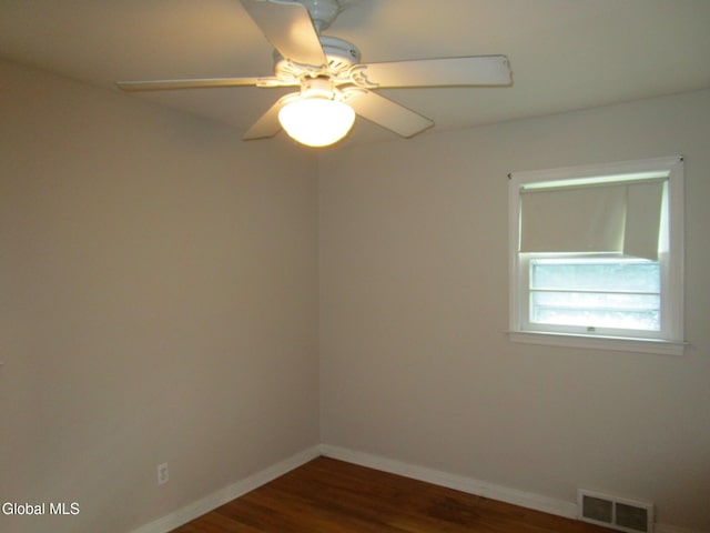 16 Knickerbocker Rd, Scotia, NY 12302 - empty room featuring dark wood finished floors and a ceiling fan