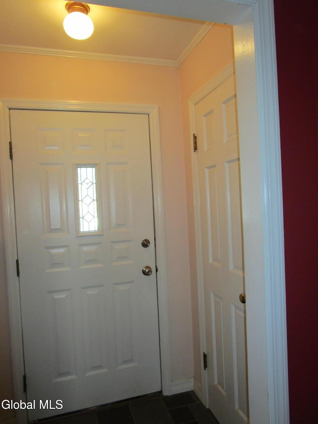 16 Knickerbocker Rd, Scotia, NY 12302 - entryway featuring ornamental molding and baseboards