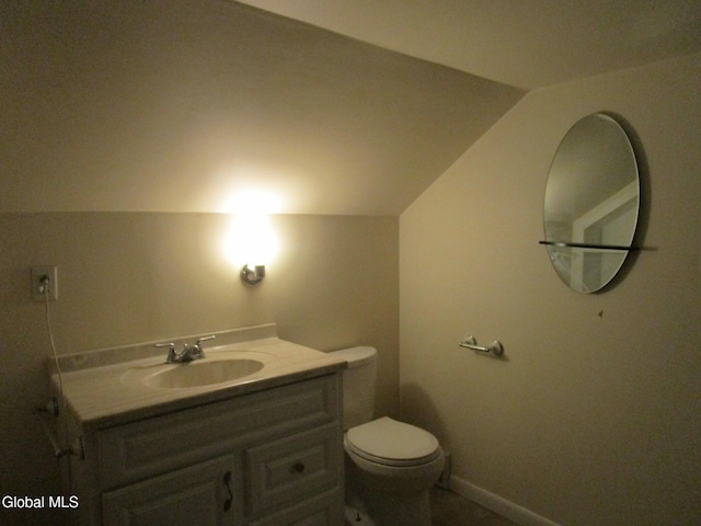 16 Knickerbocker Rd, Scotia, NY 12302 - bathroom with vanity and lofted ceiling