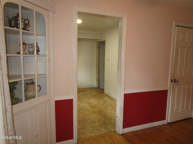 16 Knickerbocker Rd, Scotia, NY 12302 - hall with light wood-style flooring and baseboards
