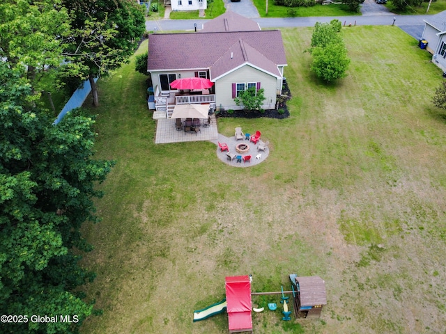 9 Barton Ave, Fort Edward, NY 12828 - view from above of property