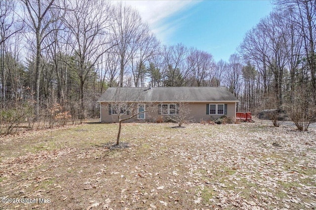 view of front of property