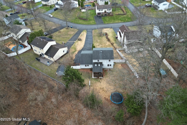 drone / aerial view featuring a residential view