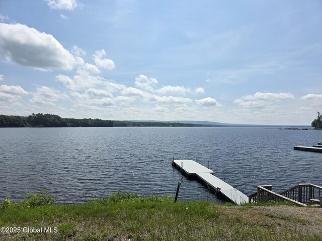 132 County Highway 152 Unit C, Northville, NY 12134 - dock featuring a water view