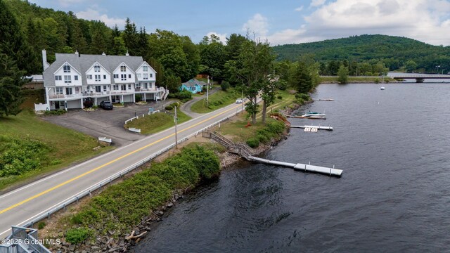 132 County Highway 152 Unit C, Northville, NY 12134 - view from above of property featuring a nearby body of water and a forest