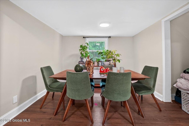 458 Central Ave, Niskayuna, NY 12304 - dining space featuring baseboards and wood finished floors