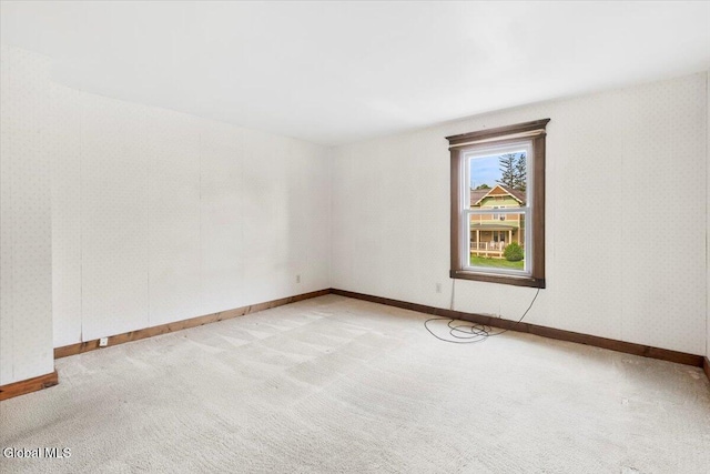104 Euclid Ave, Altamont, NY 12009 - spare room with light colored carpet and baseboards