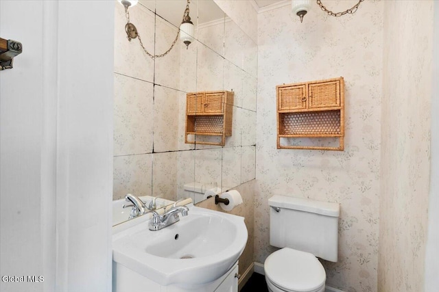 104 Euclid Ave, Altamont, NY 12009 - bathroom with toilet and vanity